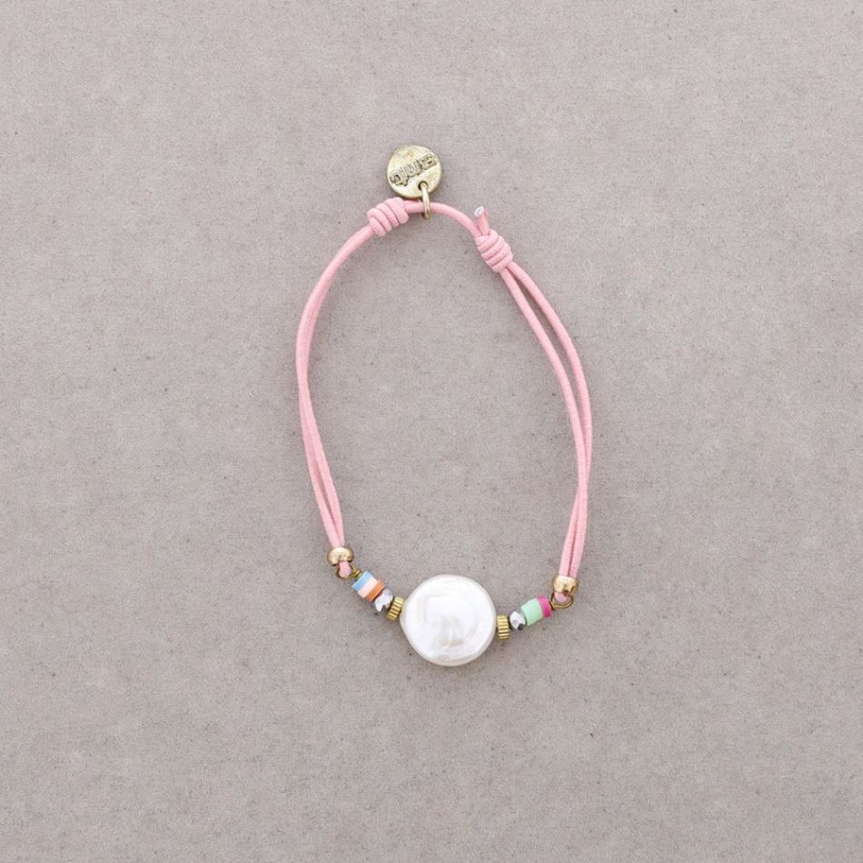 CULTIVATED PEARL ELASTIC BRACELET