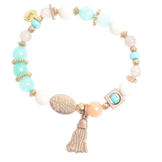 PULSERA CUENTAS PIEDRAS