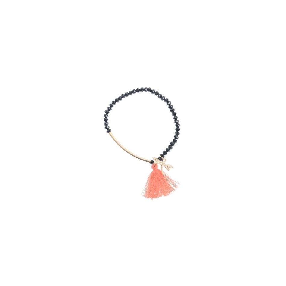 PULSERA TUBO CUENTAS FACETADAS