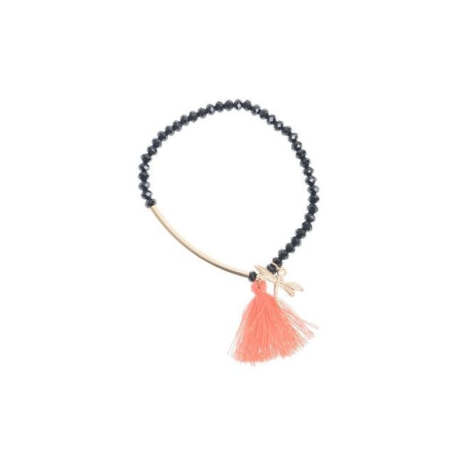PULSERA TUBO CUENTAS FACETADAS