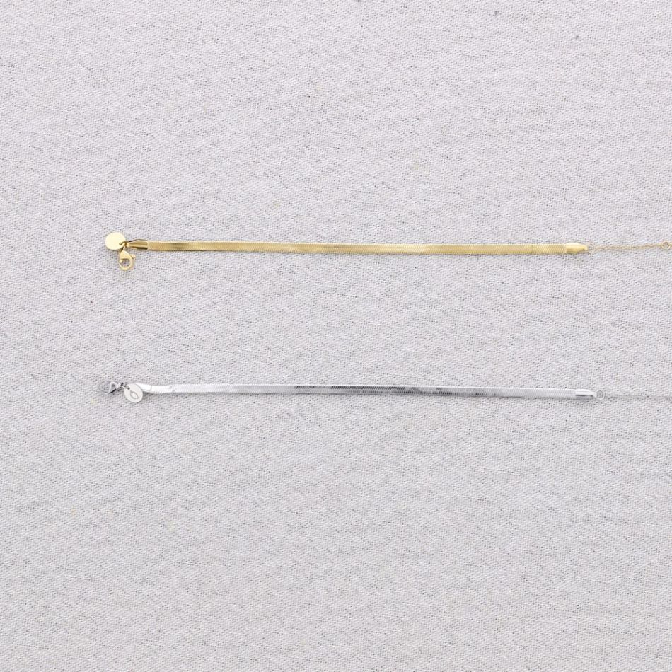 PULSERA ACERO COLA DE RATÓN
