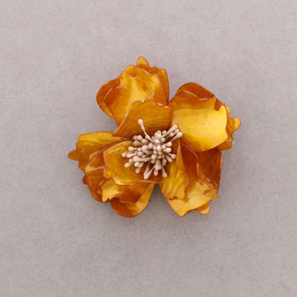 RESIN FLOWER BROOCH