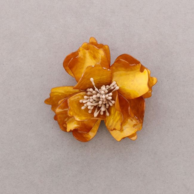 RESIN FLOWER BROOCH