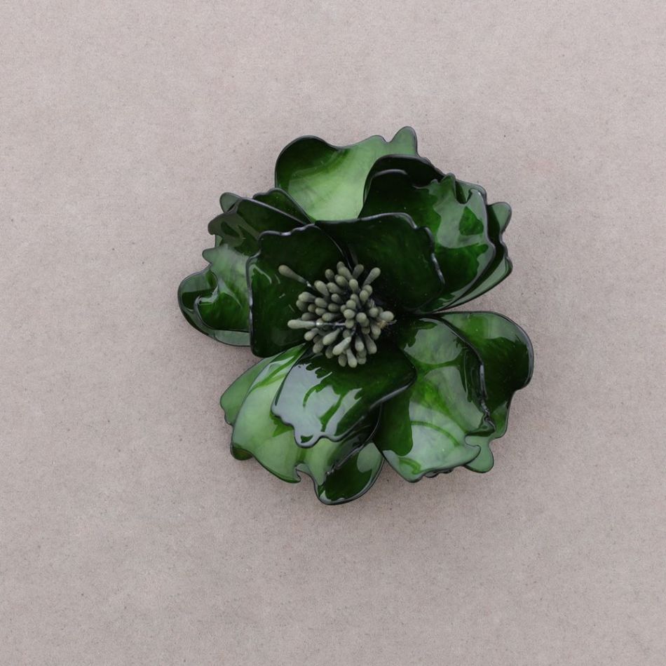 RESIN FLOWER BROOCH