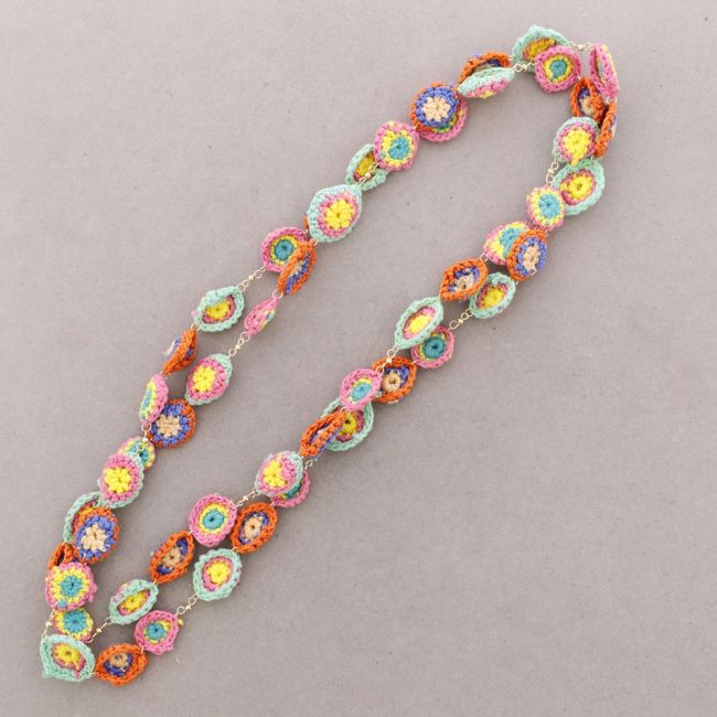 COLLAR LARGO CUENTAS CROCHET