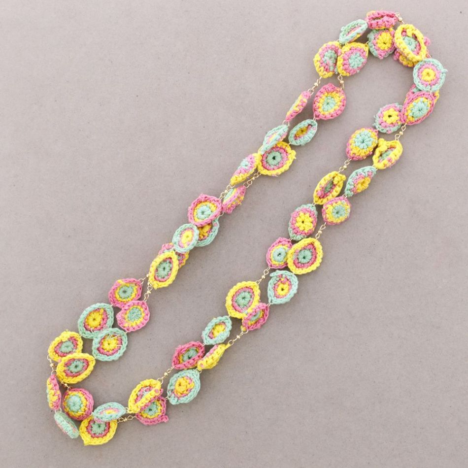 COLLAR LARGO CUENTAS CROCHET