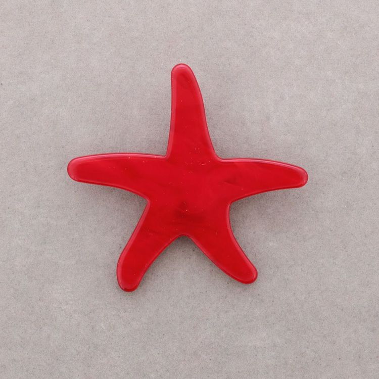 RESIN STARFISH BROOCH