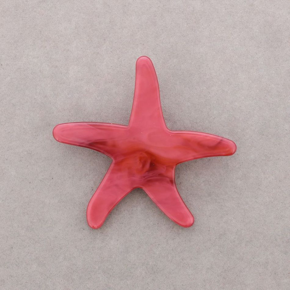 RESIN STARFISH BROOCH