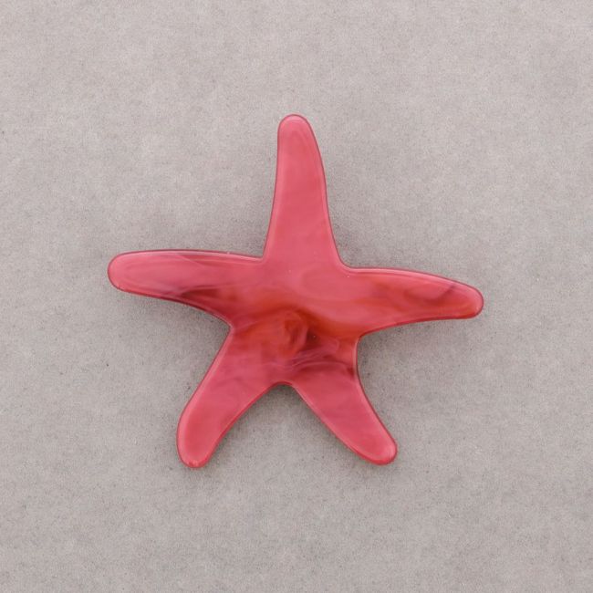 RESIN STARFISH BROOCH
