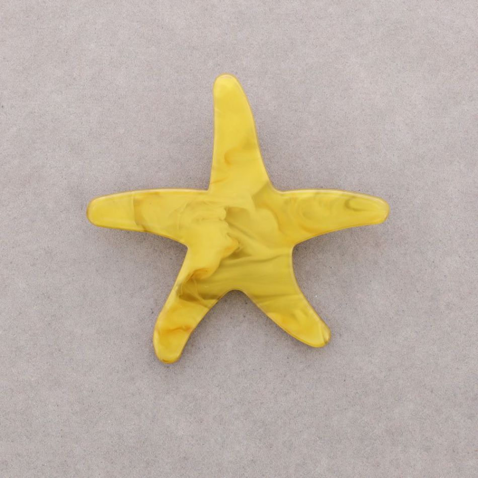 RESIN STARFISH BROOCH