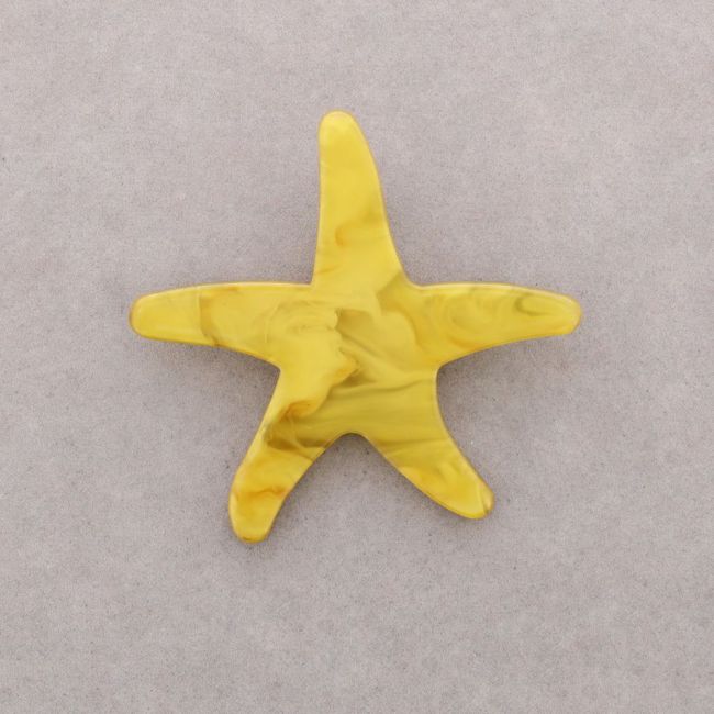 RESIN STARFISH BROOCH