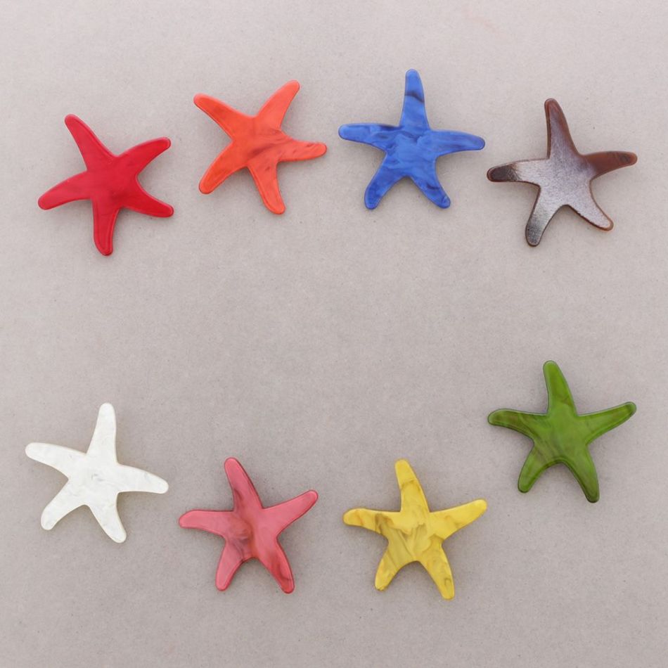 RESIN STARFISH BROOCH