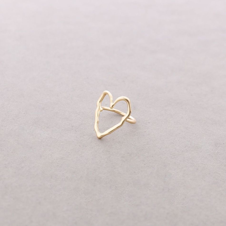ANILLO CORAZÓN METAL