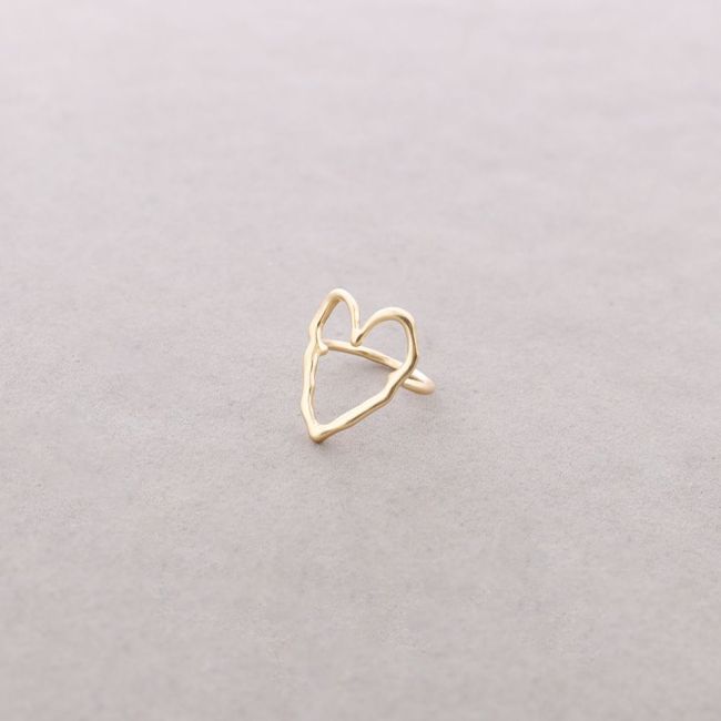 ANILLO CORAZÓN METAL
