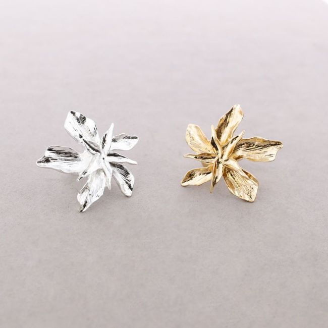 ANILLO ELÁSTICO FLOR METAL