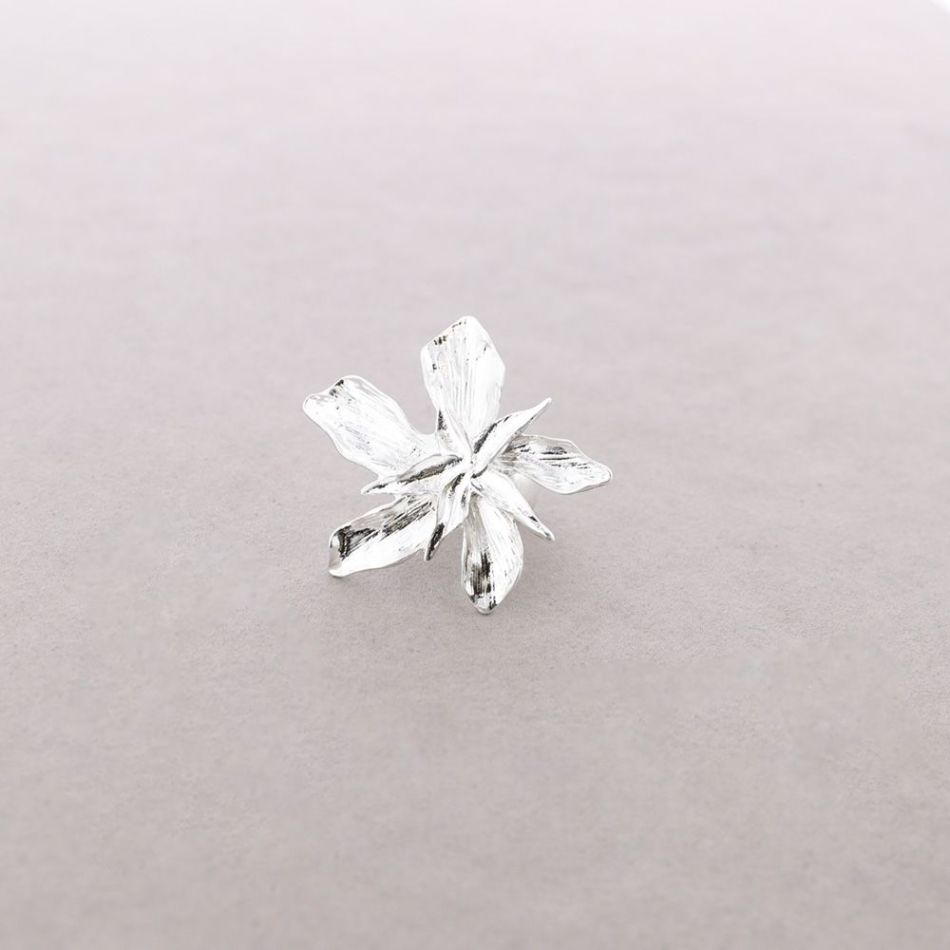 ANILLO ELÁSTICO FLOR METAL