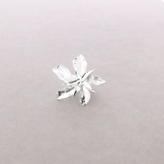ANILLO ELÁSTICO FLOR METAL