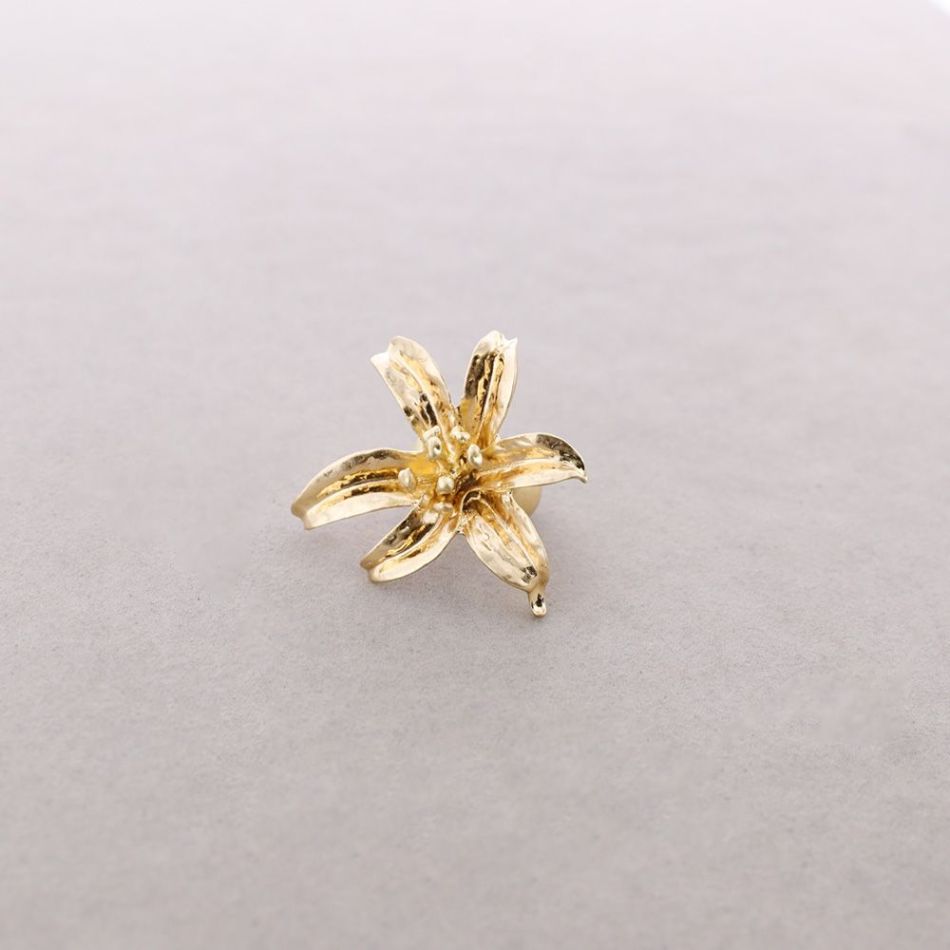 ANILLO ELÁSTICO FLOR METAL