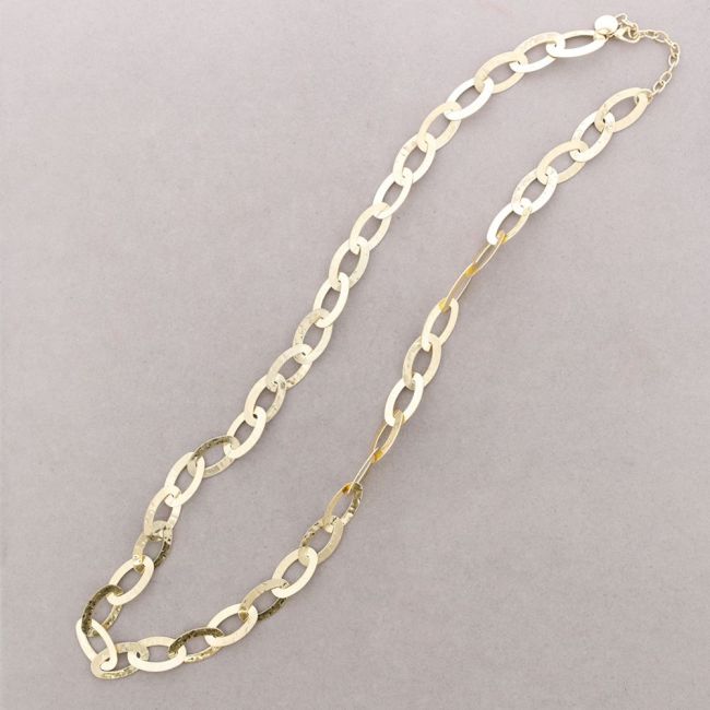 COLLAR LARGO ESLABONES METAL