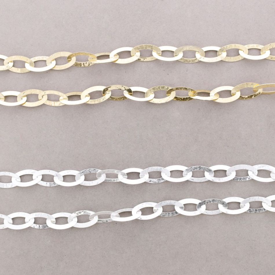 COLLAR LARGO ESLABONES METAL