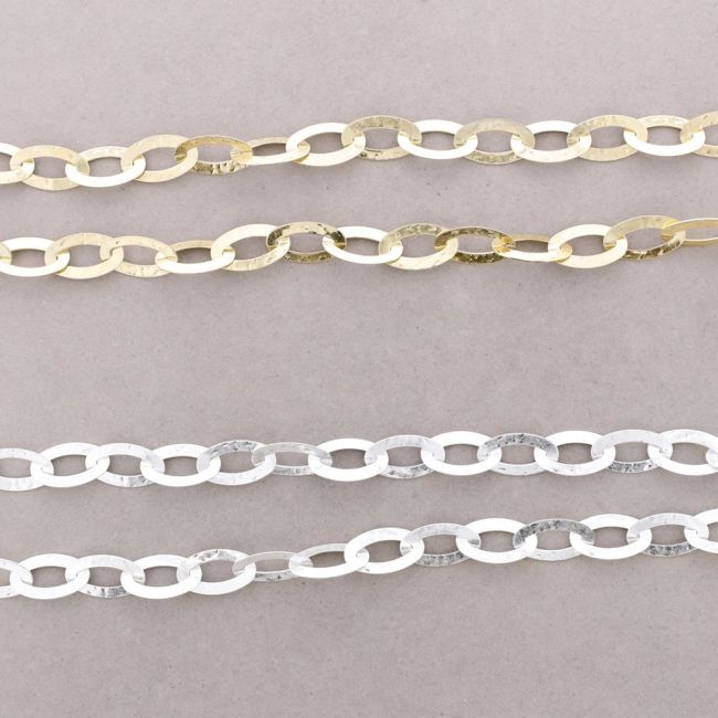 COLLAR LARGO ESLABONES METAL