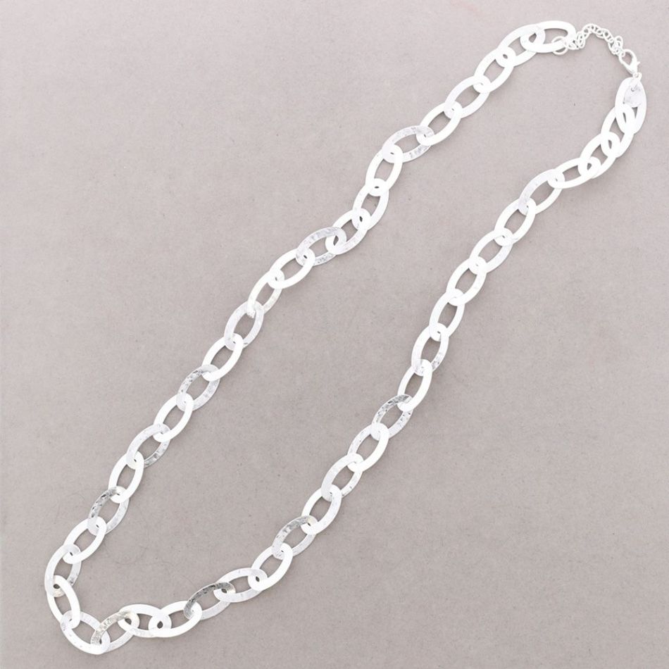 COLLAR LARGO ESLABONES METAL