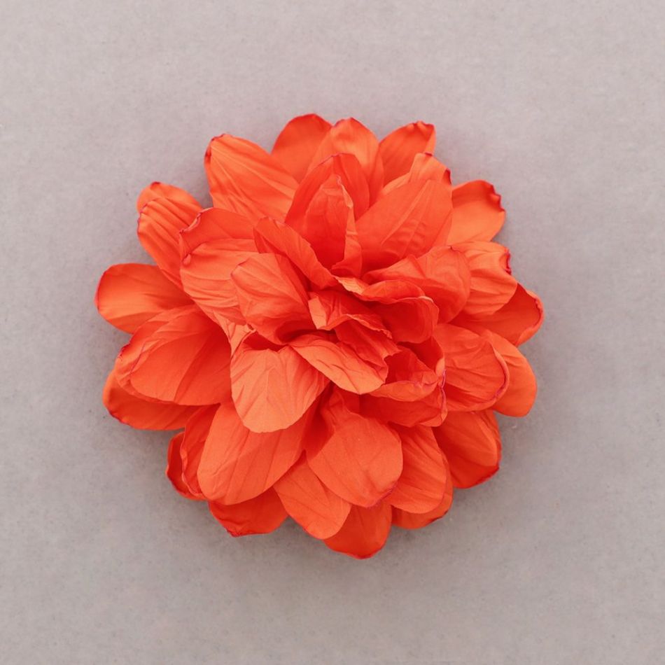 BROCHE FLOR TELA 12CM