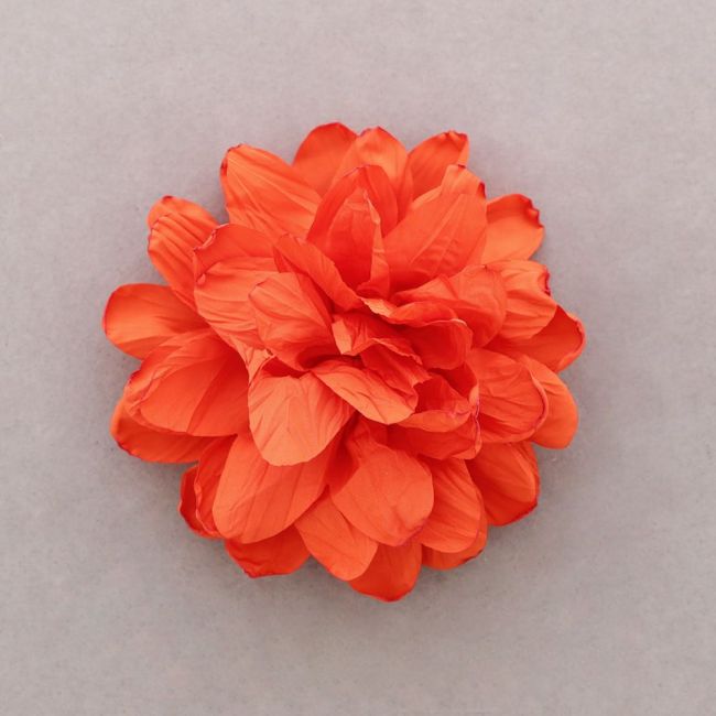 BROCHE FLOR TELA 12CM