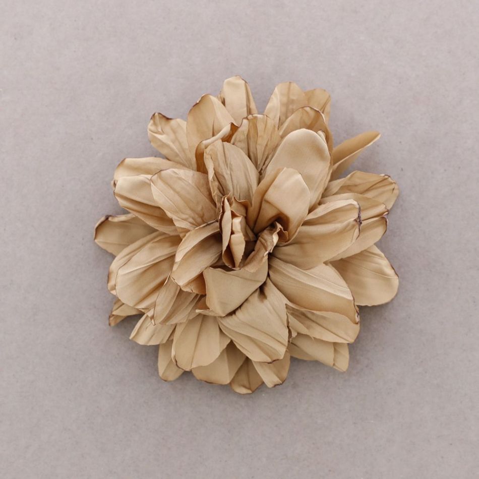 BROCHE FLOR TELA 12CM