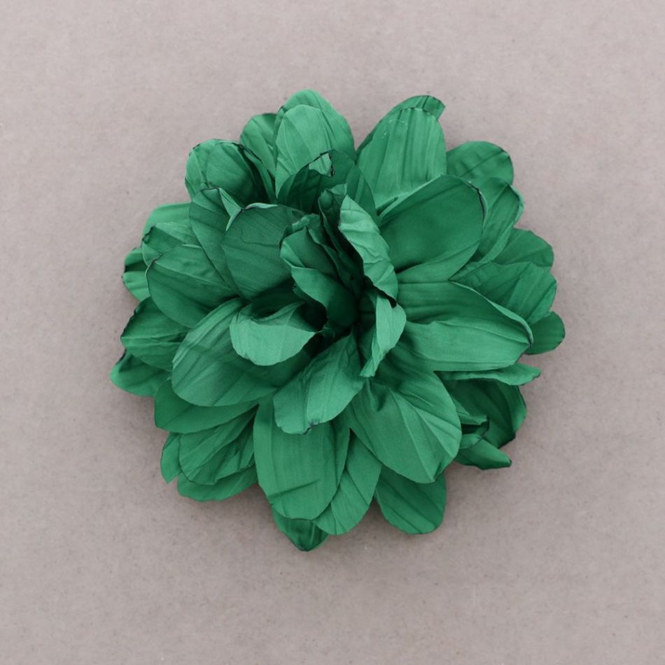 BROCHE FLOR TELA 12CM