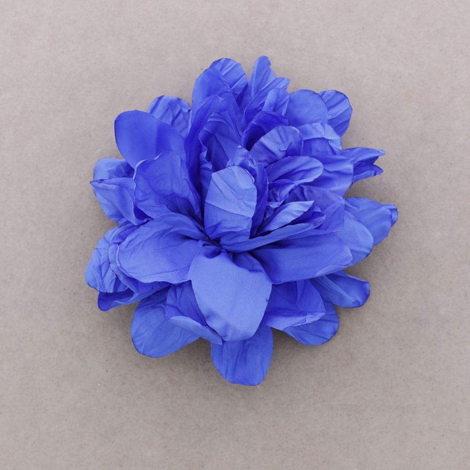 BROCHE FLOR TELA 12CM