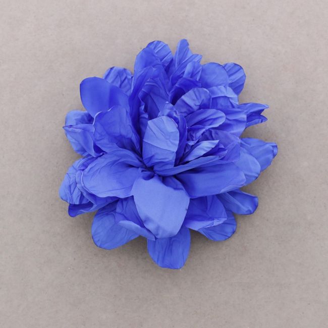 BROCHE FLOR TELA 12CM