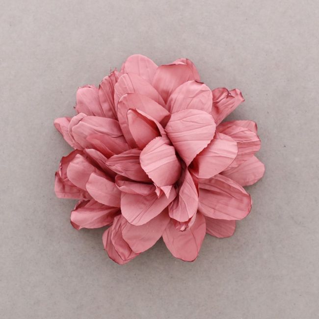 BROCHE FLOR TELA 12CM