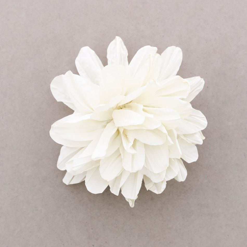 BROCHE FLOR TELA 12CM