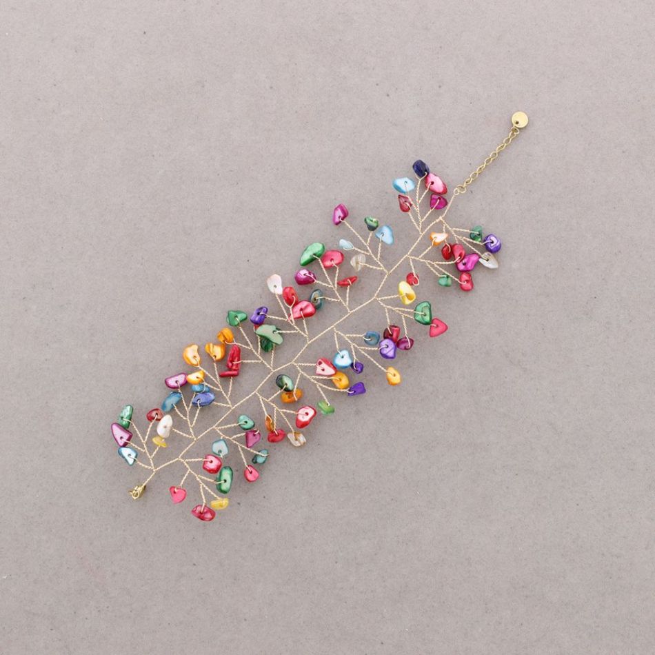PULSERA TRENZADA PIEDRAS NATURALES