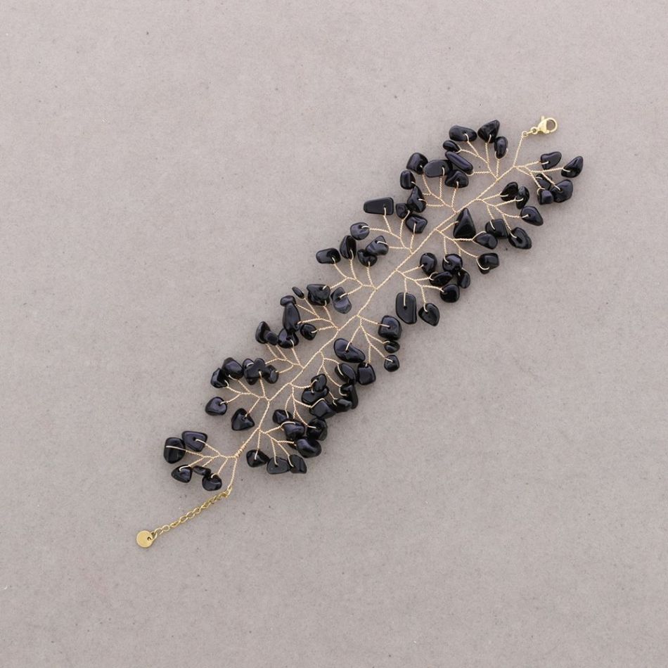 PULSERA TRENZADA PIEDRAS NATURALES