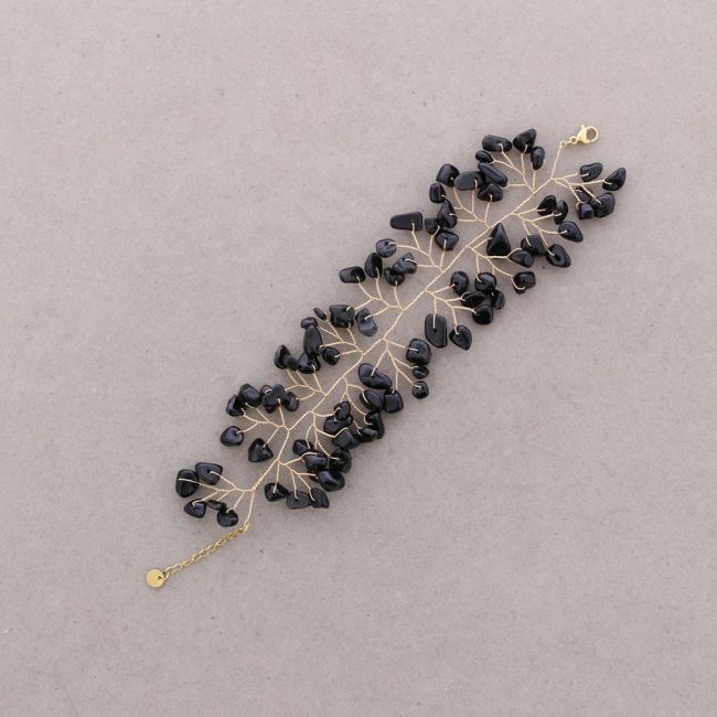 PULSERA TRENZADA PIEDRAS NATURALES