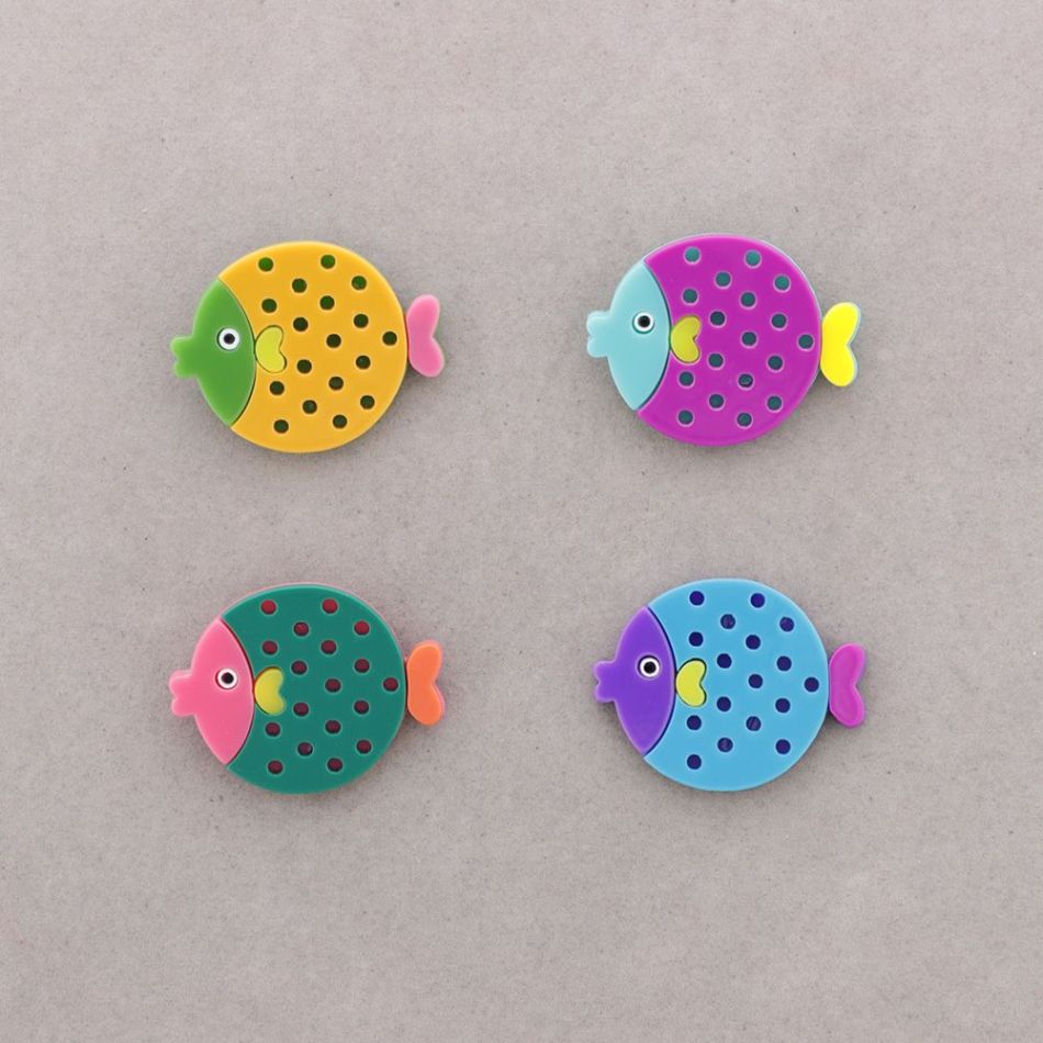 RESIN FISH BROOCH