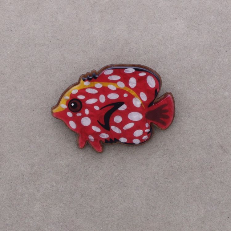 BROCHE MOTIVO MARINO RESINA