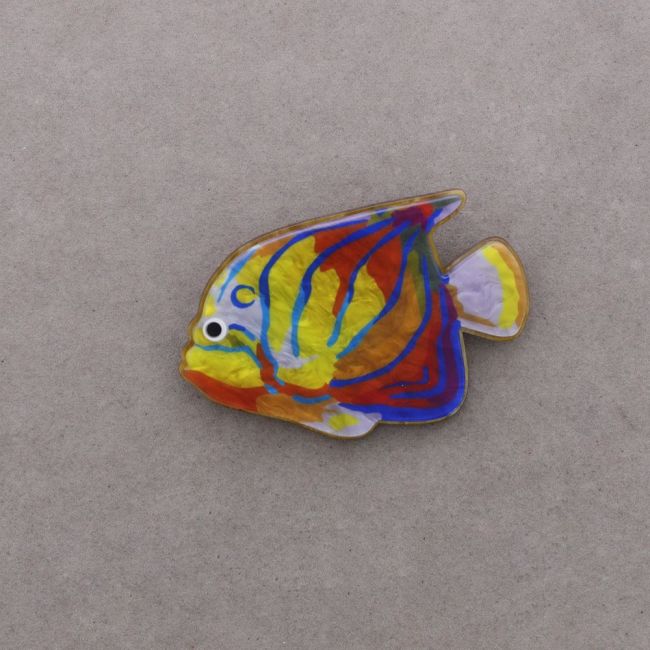 BROCHE MOTIVO MARINO RESINA