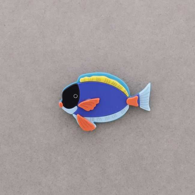 RESIN FISH BROOCH