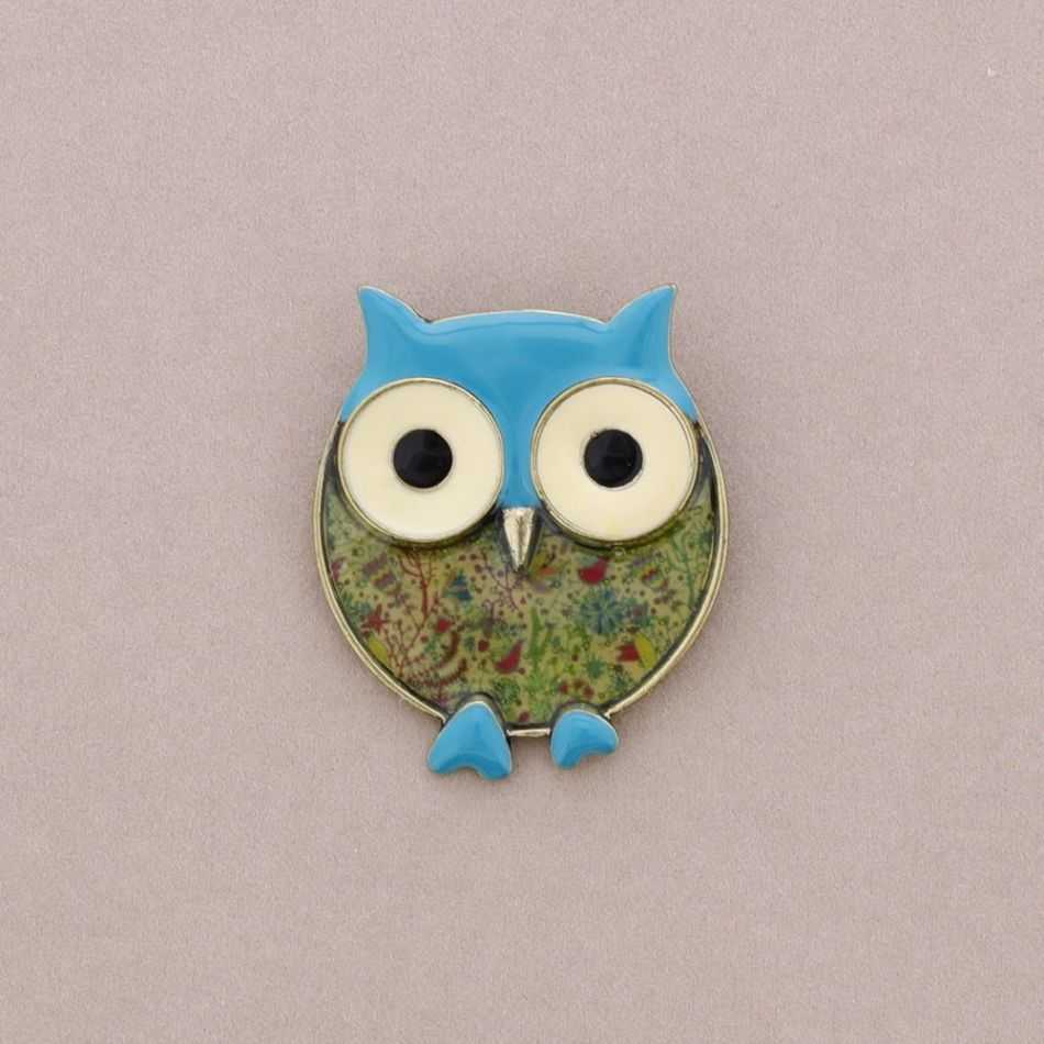 BROCHE METAL ESMALTE