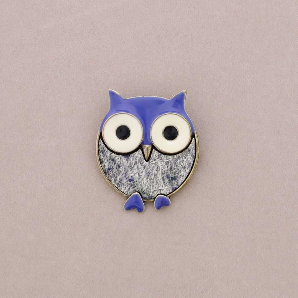 BROCHE METAL ESMALTE