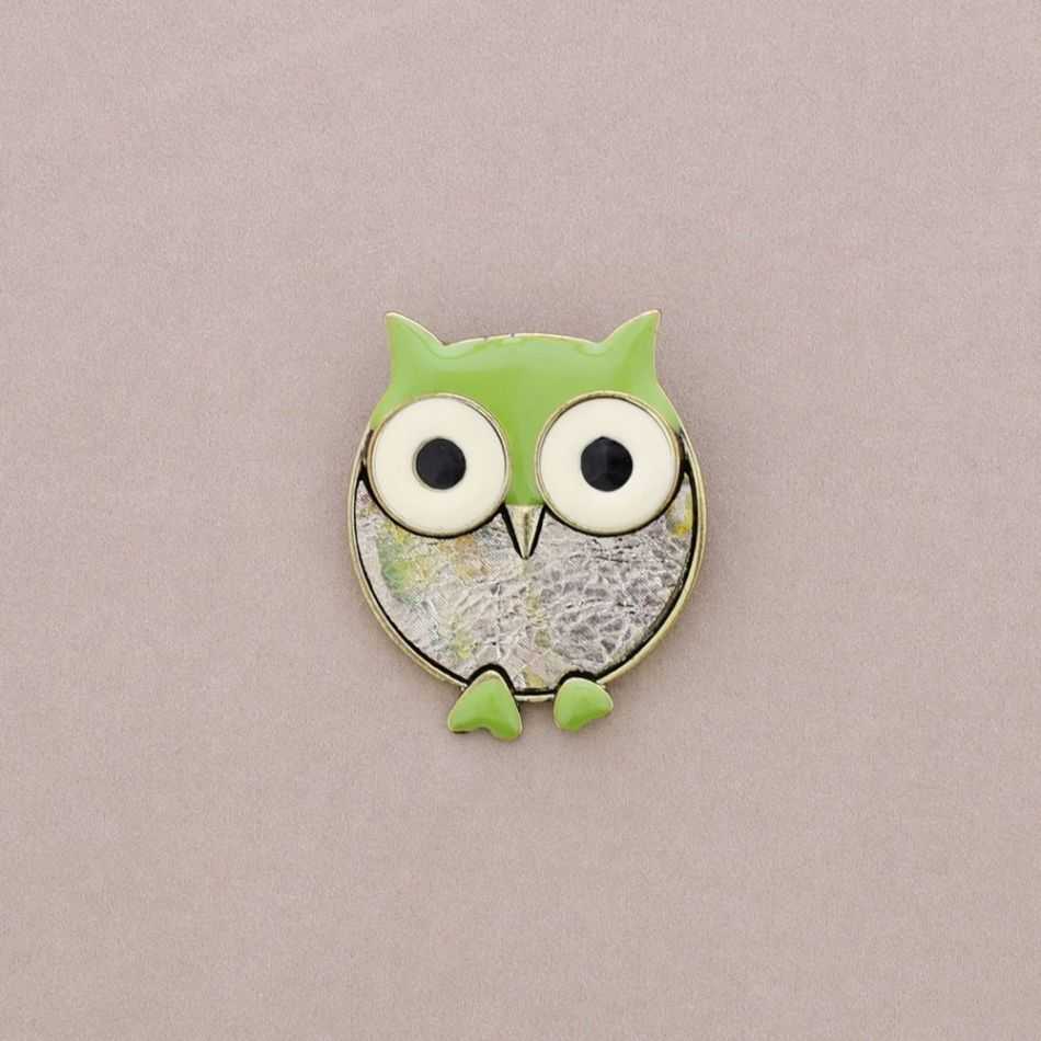BROCHE METAL ESMALTE