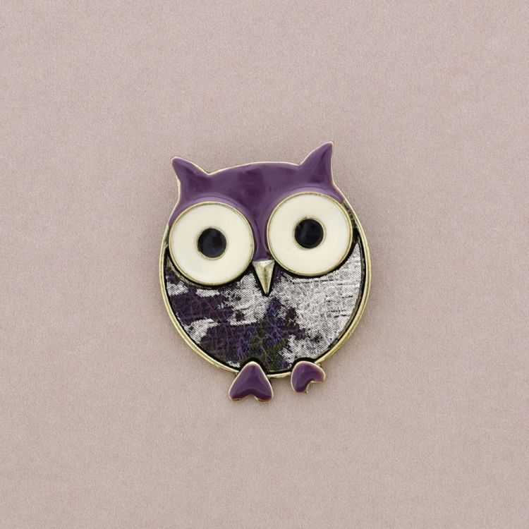 BROCHE METAL ESMALTE