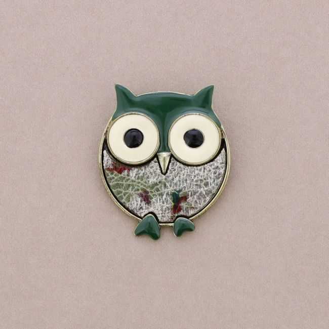 BROCHE METAL ESMALTE