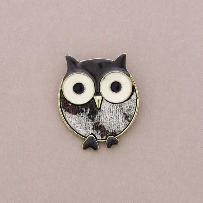 BROCHE METAL ESMALTE
