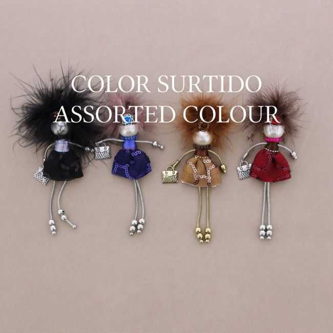 BROCHE MUÑECA LADY QUEEN