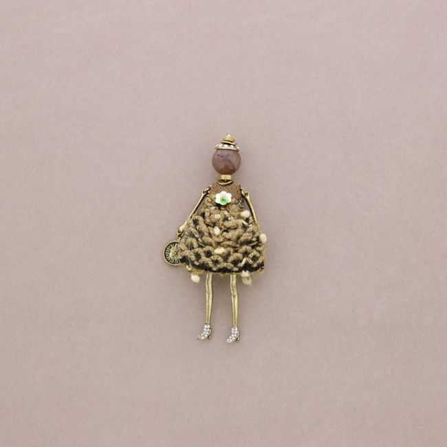 DOLL PENDANT BROOCH