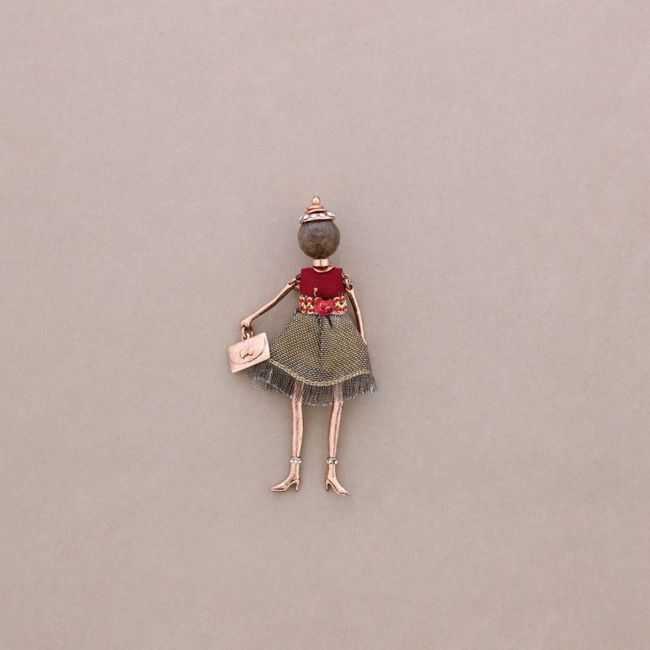 HANGING BROOCH DOLL